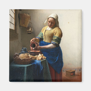 De Milkmaid, Jan Vermeer Magneet