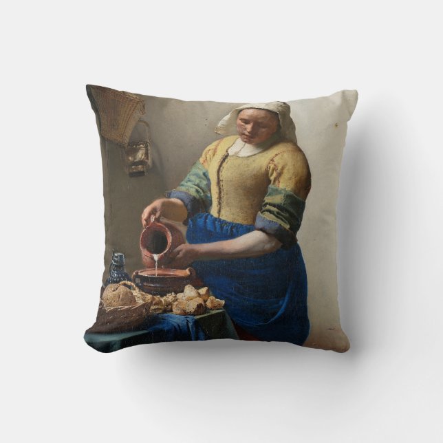 De Milkmaid Kussen (Voorkant)