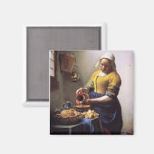 De Milkmaid Magneet (Voorkant / Achterkant)