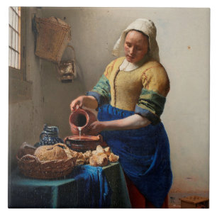 DE MILKMAID TEGELTJE