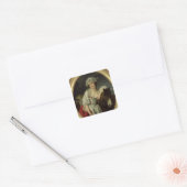 De Milkmaid Vierkante Sticker (Envelop)