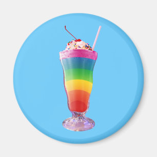 De Milkshake van de regenboog Magneet