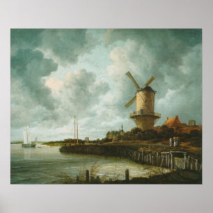 De Mill in Wijk-bij-Duurstede Poster