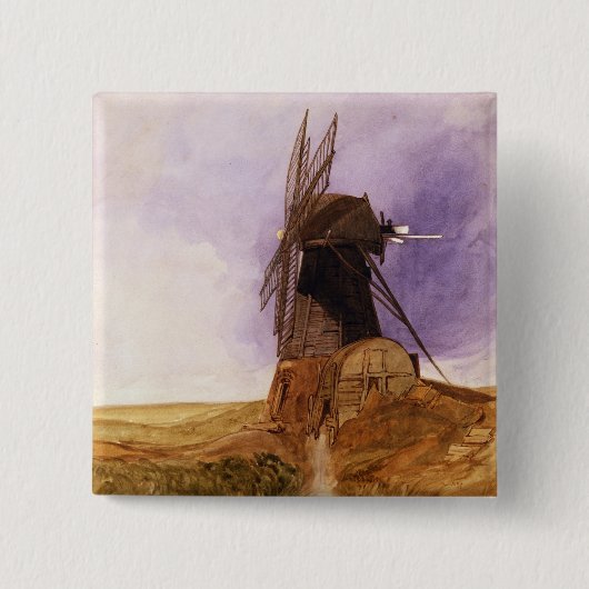 De Mill Vierkante Button 5,1 Cm (Voorkant)