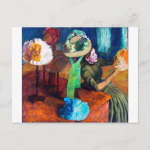 De Millinery Shop, Edgar Degas Briefkaart