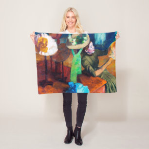 De Millinery Shop, Edgar Degas Fleece Deken
