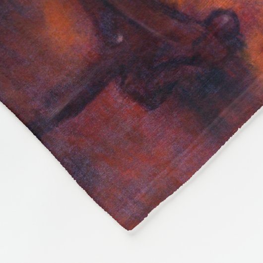 De Millinery Shop, Edgar Degas Fleece Deken (Hoek)