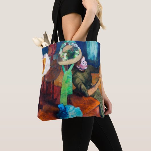 De Millinery Shop, Edgar Degas Tote Bag (Dichtbij)
