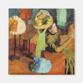 De Millinery Shop van Edgar Degas, Magneet (Voorkant)
