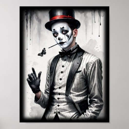 De Mime, Poster (Voorkant)