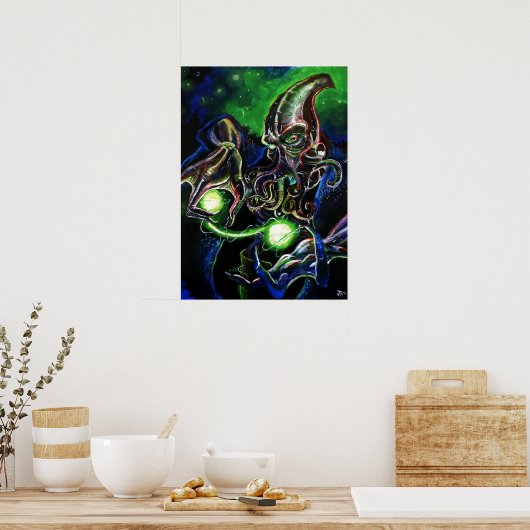 De mindende laag poster (Keuken)