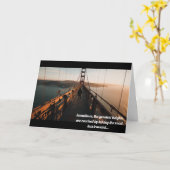 De minder gereisde weg - inspiratie kaart (Gele Bloem)