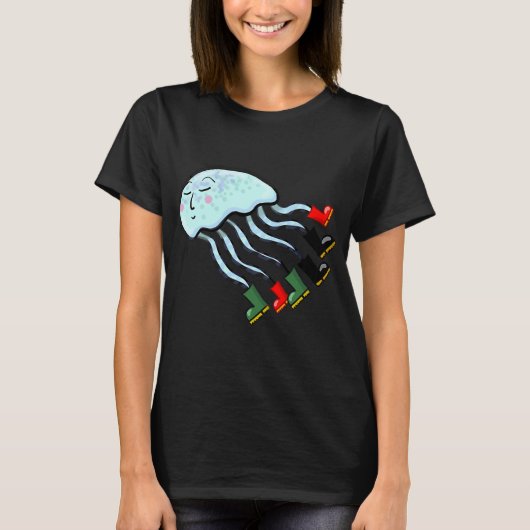 De Minder-Gevlekte Welly-Vis T-shirt (Voorkant)