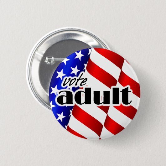 De Mindful Voter Button (Voorkant /achterkant)