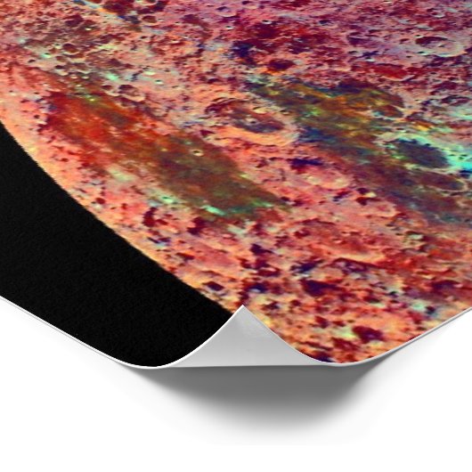 De minerale maan poster (Hoek)