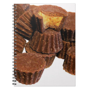 De mini Chocolade en de Pinda behandelen Notitieboek