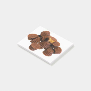 De mini Chocolade en de Pinda behandelen Post-it® Notes