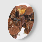 De mini Chocolade en De Pindakaas behandelen de Grote Klok (Hoek)