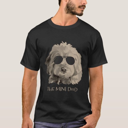 De Mini Dood Goldendole Labradoodle T-shirt (Voorkant)