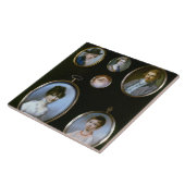 De miniaturen van het portret, van LtoR en TtoB: S Tegeltje (Zijkant)