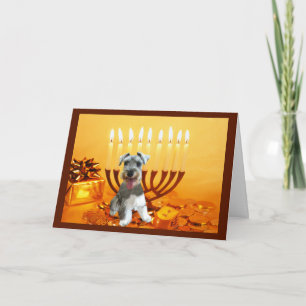 De miniatuur Kaart Menorah van de Chanoeka