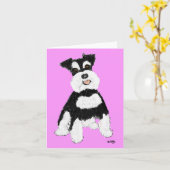 De miniatuur Kaart van de Nota Schnauzer (Gele Bloem)