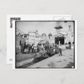 De miniatuurspoorweg, Coney Island, N.Y. c1905 Briefkaart (Voorkant / Achterkant)