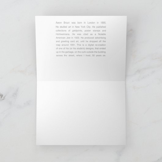 De minimaal vernieuwde Insane Bellringer Feestdagen Kaart (Binnen)