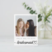 De minimale Kaart van het Bridesmaid van het Manus (Staand voorkant)