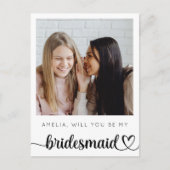 De minimale Kaart van het Bridesmaid van het Manus (Voorkant)