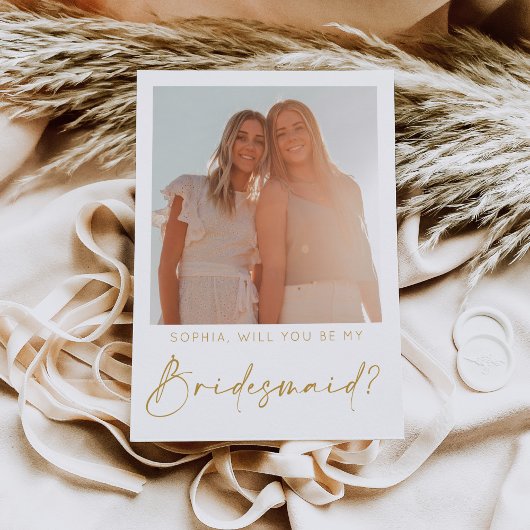 De minimale Kaart van het Bridesmaid van het Manus