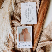 De minimale Kaart van het Bridesmaid van het Manus