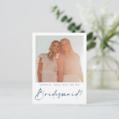 De minimale Kaart van het Bridesmaid van het Manus (Staand voorkant)