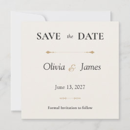 De Minimale Luxe Save the Date