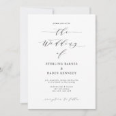 De Minimale Uitnodiging van de Weddenschap van het (Voorkant)