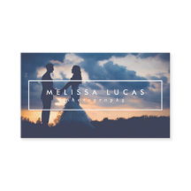 De minimale Visitekaartjes van de Fotografie