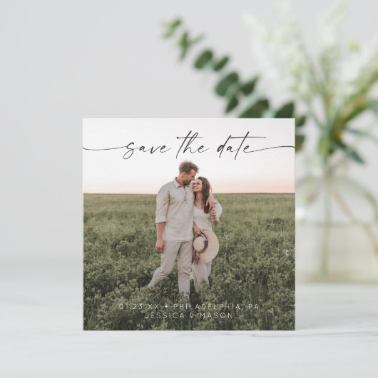 De minimalist van het manuscript bewaart de Datum  (Staand voorkant)