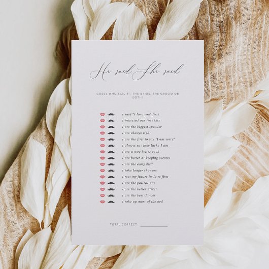 De minimalist zei dat ze Vrijgezellenfeest Game ze