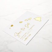 De minimalistische de manuscriptfoto van de Kaart  (Gedraaid)