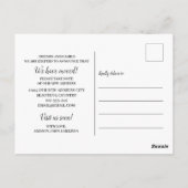 De minimalistische Foto van het Manuscript hebben  Briefkaart (Achterkant)