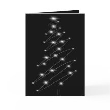 De Minimalistische Kerstkaart van de kerstboom