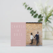 De minimalistische Moderne Foto van het Manuscript Briefkaart (Staand voorkant)