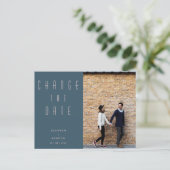 De minimalistische Moderne Foto van het Manuscript Briefkaart (Staand voorkant)