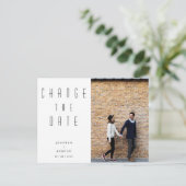 De minimalistische Moderne Foto van het Manuscript Briefkaart (Staand voorkant)