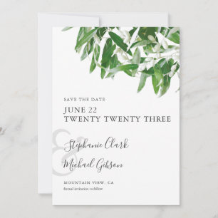 De minimalistische olieleverij van Chic minimalist Save The Date