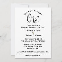 De minimalistische twee worden één witte bruiloft