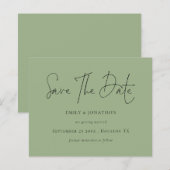 De minimalistische van het manuscriptpagina Groen  (Voorkant / Achterkant)