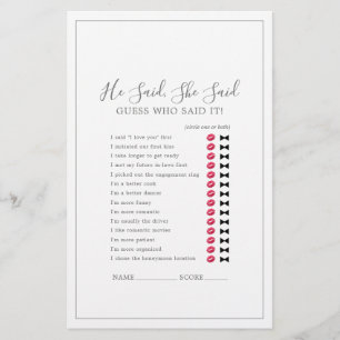 De minimalistische zilver die hij zei: "Game" Flyer