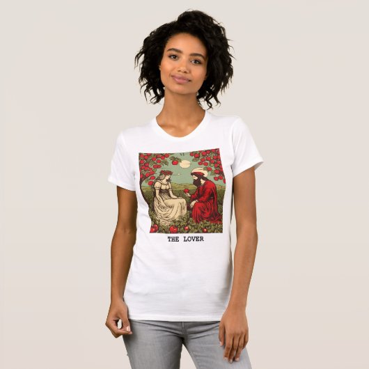 DE MINNAAR - TAROT KAART T-SHIRT (Voorkant volledig)