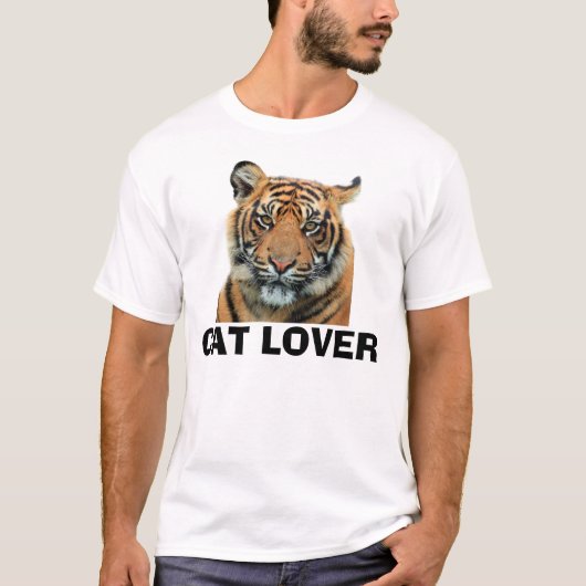 De MINNAAR van de KAT, de T-shirts van de Tijger (Voorkant)
